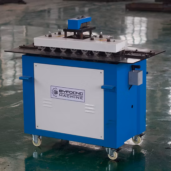 Машина для изготовления замков из листового металла для изготовления воздуховодов